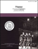 Happy TTBB choral sheet music cover